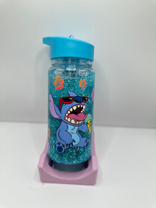 Botella  shaker  con cañita